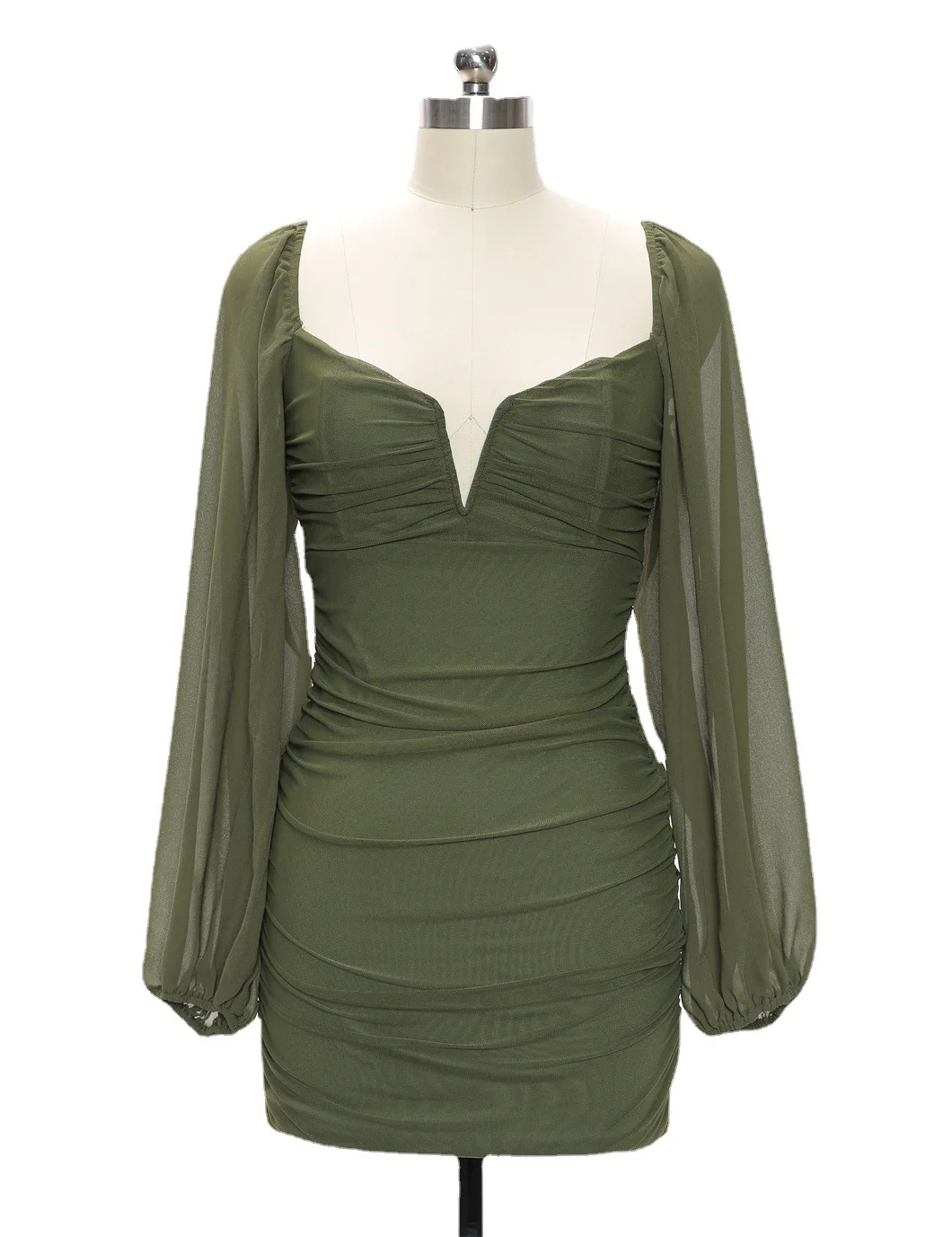 Женское атласное платье с открытой спиной элегантное облегающее бантом модное