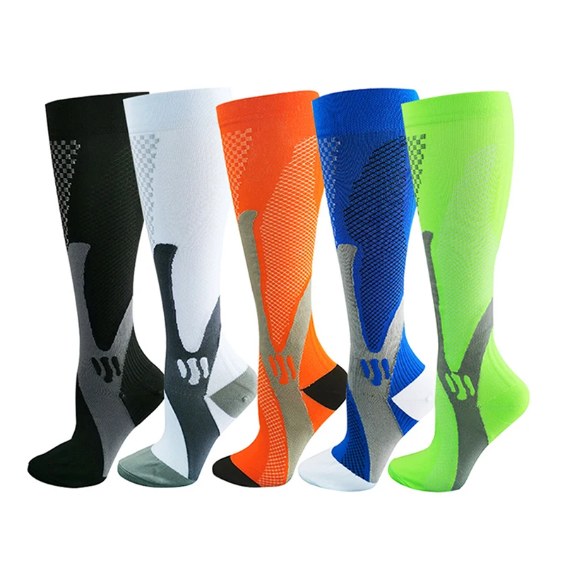 

1 Pair Stockings Compression Golf Sport Socks Men Women Medical Nursing Stockings Prevent Varicose Veins Socks For Rugby Sock