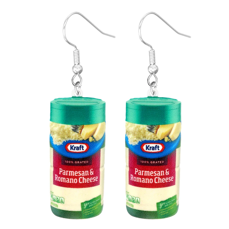 Милые серьги-подвески с изображением соуса чили кетчупа бутылки хип-хопа