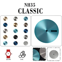 solid color watch dial no scale dial 28 5mm 3d printed cs pattern dial for nh3536 movement