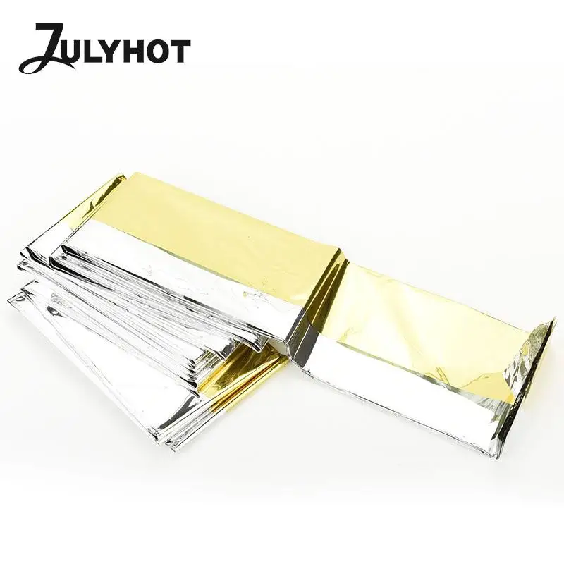 Спасательное одеяло из майларового материала, 130*210 см, для экстренной помощи, кемпинга