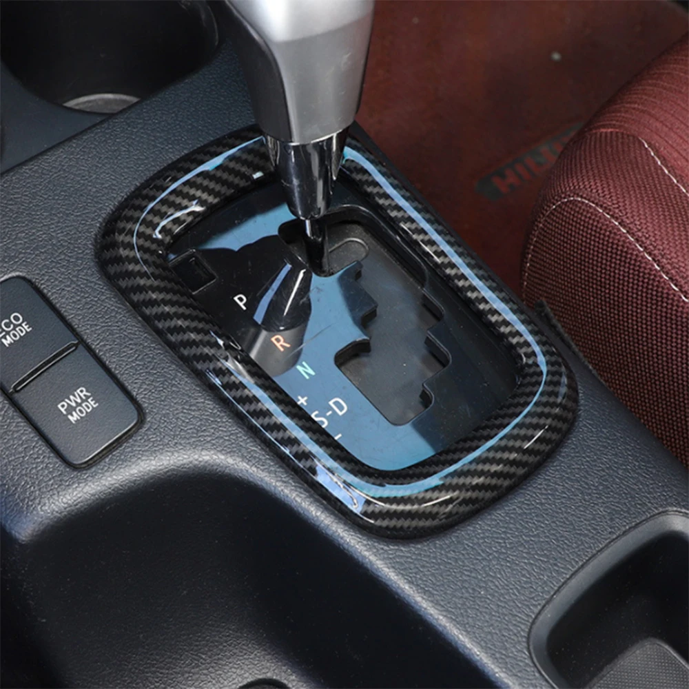 

YAQUICKA For Toyota Hilux 2015-2021 Car Gear Shift Panel Frame Trim Styling Interior Auto Molding Accessory