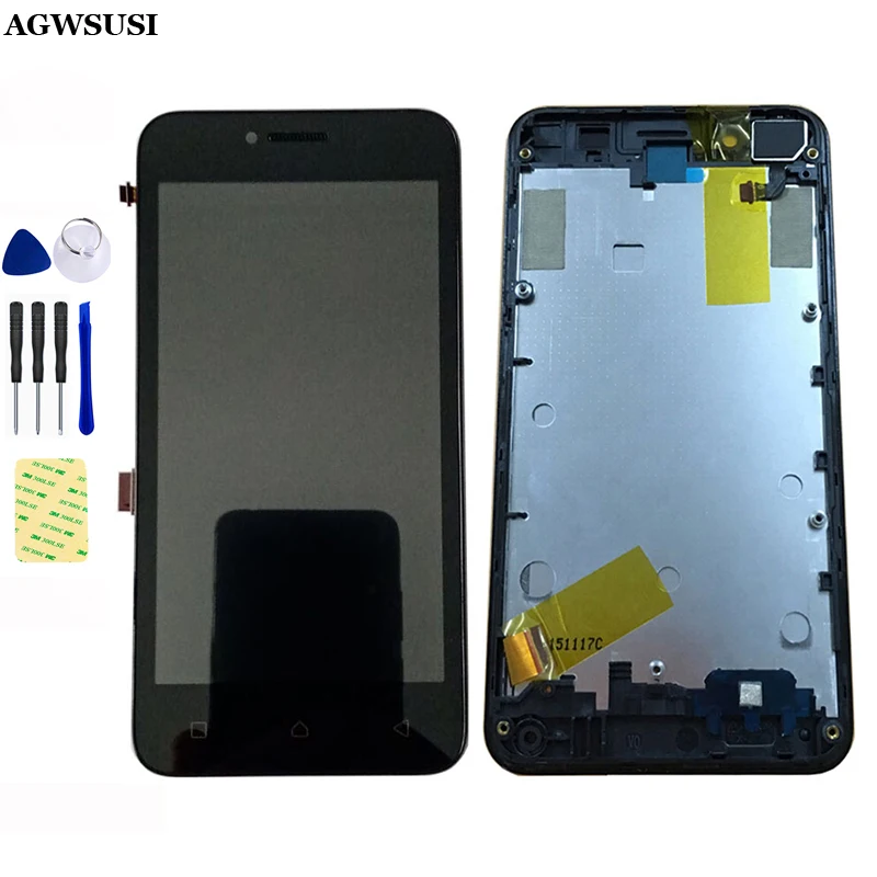 

Для Lenovo P70 P70-t P70t P70-A P70A ЖК-дисплей матричный модуль монитор и сенсорный экран дигитайзер Датчик в сборе с рамкой