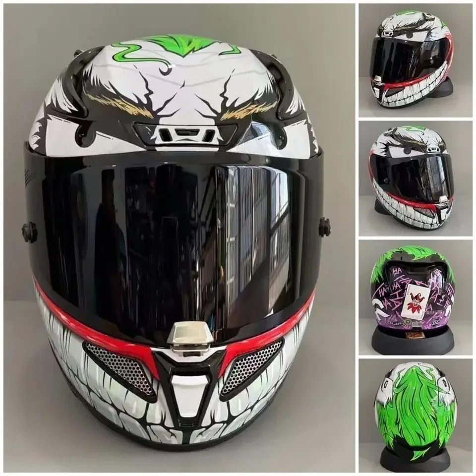 Оригинальный мотоциклетный шлем HJC Venom анфас внедорожный гоночный мужской Cascos Para