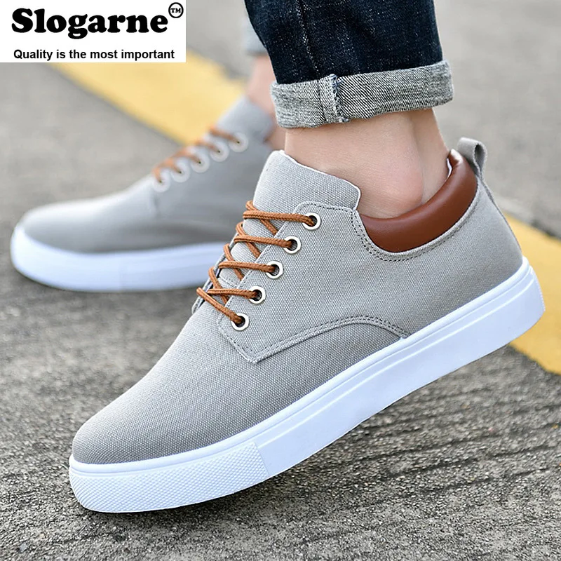 

New Arrival Canvas Shoes Men's Spring Summer Casual Footwear for Men Lace-Up Flats Driving Sneakers Men Tennis Shoes Comfortable
