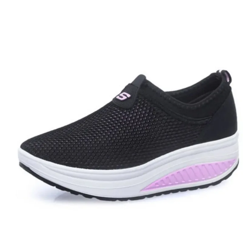 Женская спортивная сетчатая обувь большого размера повседневная уличная одежда