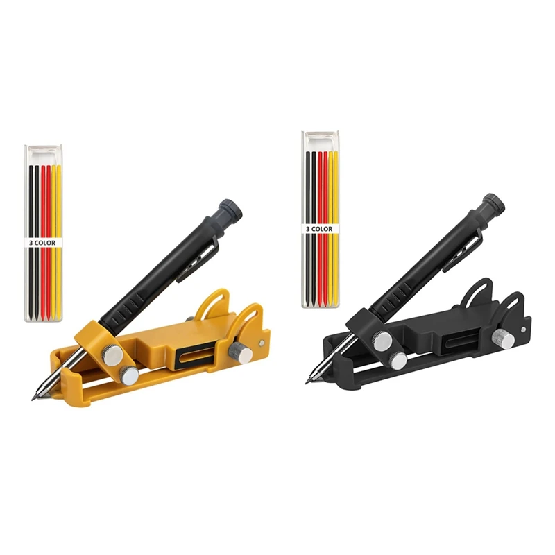 

New Multi-Construction Pencil Scribing Tool- Scribe Function Tool With Deep Hole Pencil,Woodworking Scribe Gauge