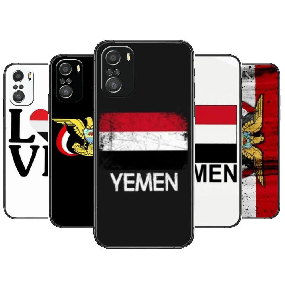 

Yemen Flag For Xiaomi Redmi Note 10S 10 9T 9S 9 8T 8 7S 7 6 5A 5 Pro Max Soft Black Phone Case