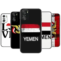yemen flag for xiaomi redmi note 10s 10 9t 9s 9 8t 8 7s 7 6 5a 5 pro max soft black phone case