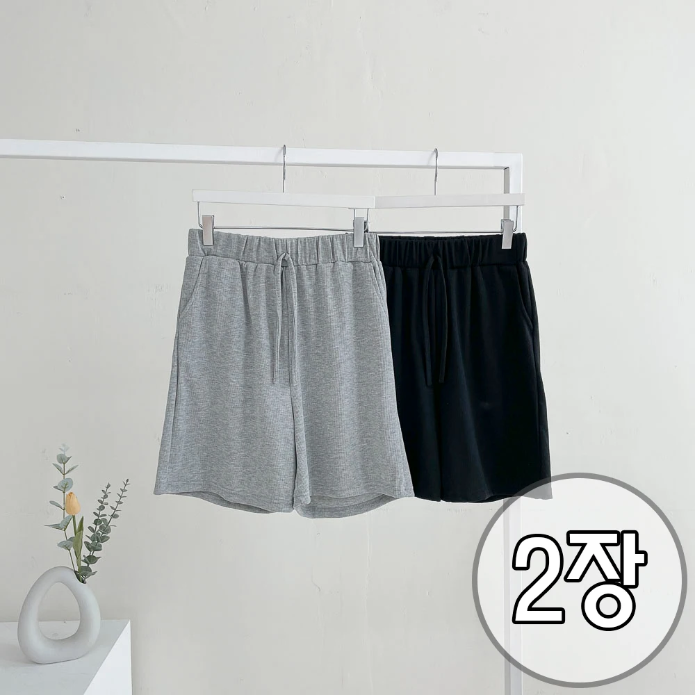 

마뚜루 잔골지 밴딩 5부 반바지 2장