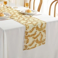 festive decoration sequin table runners wedding party sequin tablecloth birthday scene sequin table cover for dining table