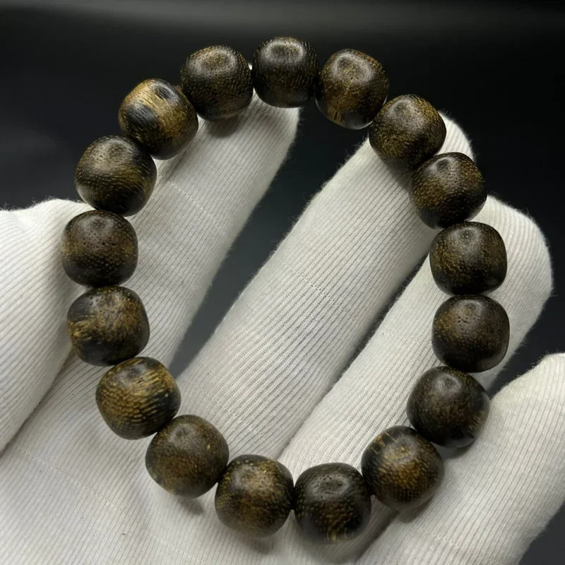 Серия Xingzhou пара из агарового дерева деревянный культурный артефакт бусины Будды