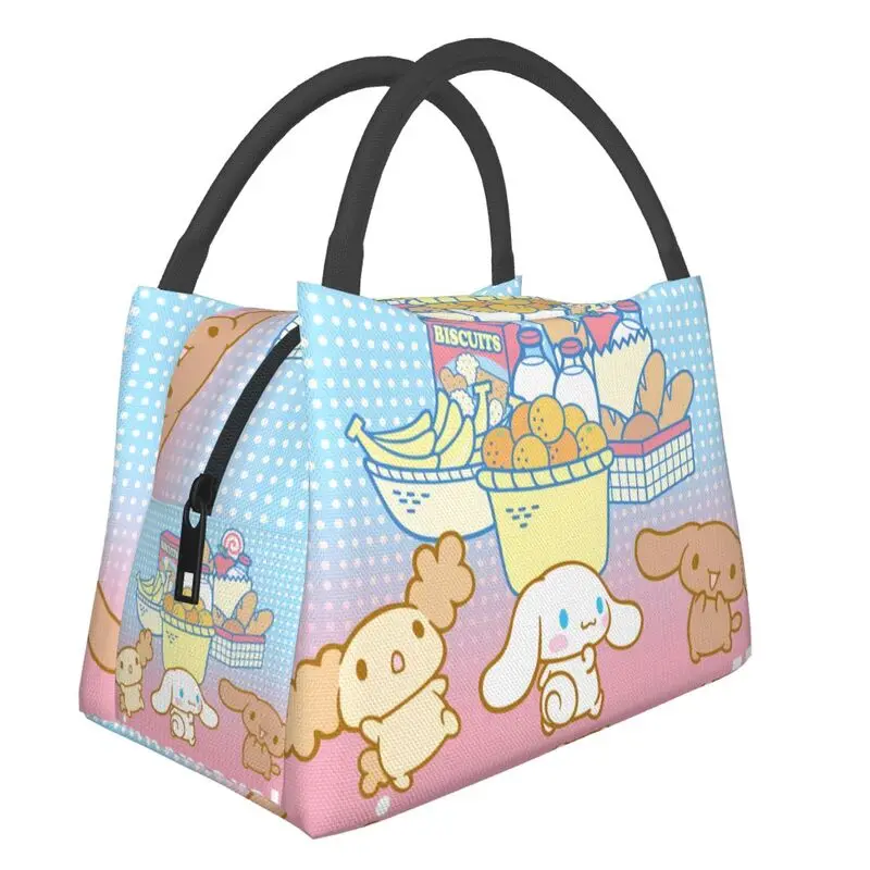 

Custom Japanese Anime Movies Sugarbunnies Lunch Bag Women Cooler Warm Insulated Lunch Boxes for Work Pinic or Travel