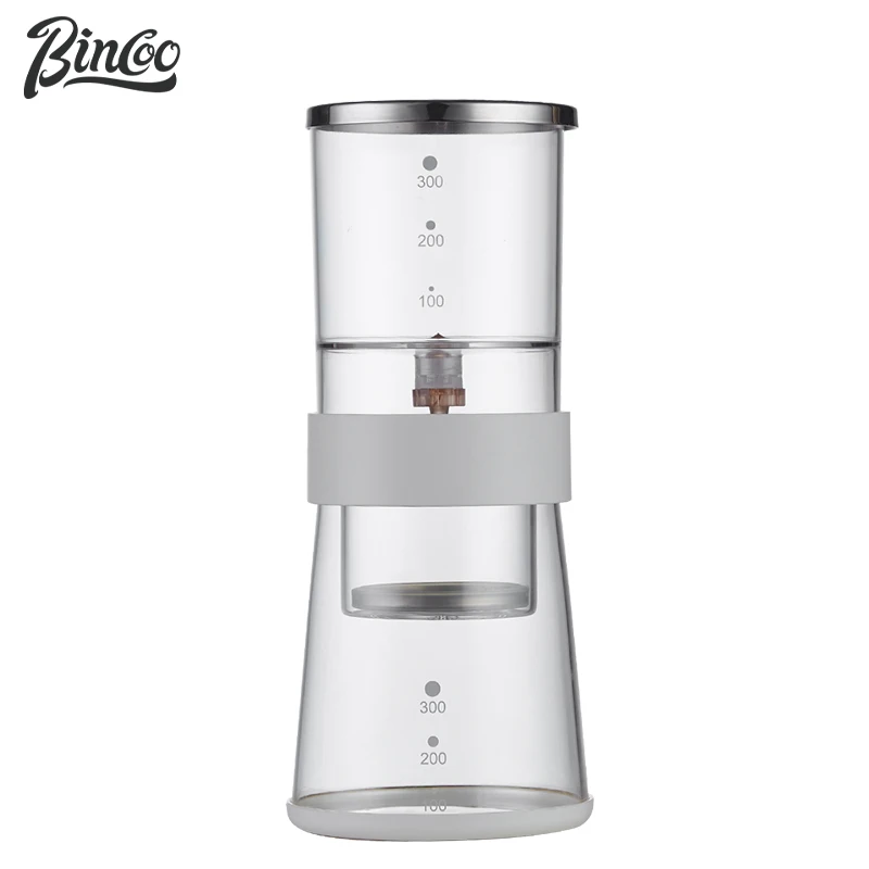 

Bincoo 300ml Ice Drip Coffee Maker Classic Cold Brew Coffee Portableiced Coffee Pot Small Slow Drip Brewer with Filter Paper