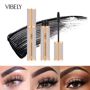 QIC Diamond Mascara Star водостойкая тушь Rimel 3d для наращивания ресниц Черная Толстая Удлиняющая Тушь для глаз Косметика для ресниц
