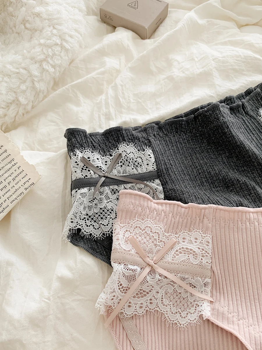 Xiaomiwu японское модное милое хлопковое нижнее белье с низкой талией для девочек