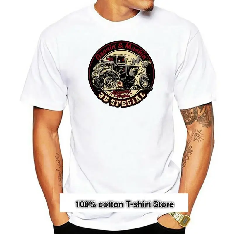 

Camiseta de motorista para hombre, camisa de camionkin, Black Rat Rod, Kustom, kuture, Hot Rod, Car Lover