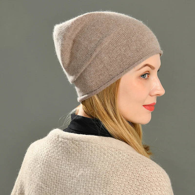 

Sprin and Autumn Knittin at for Women New Arrival Popular Ladies Beanie Cap i Quality Fasionable Wool Knitted ats