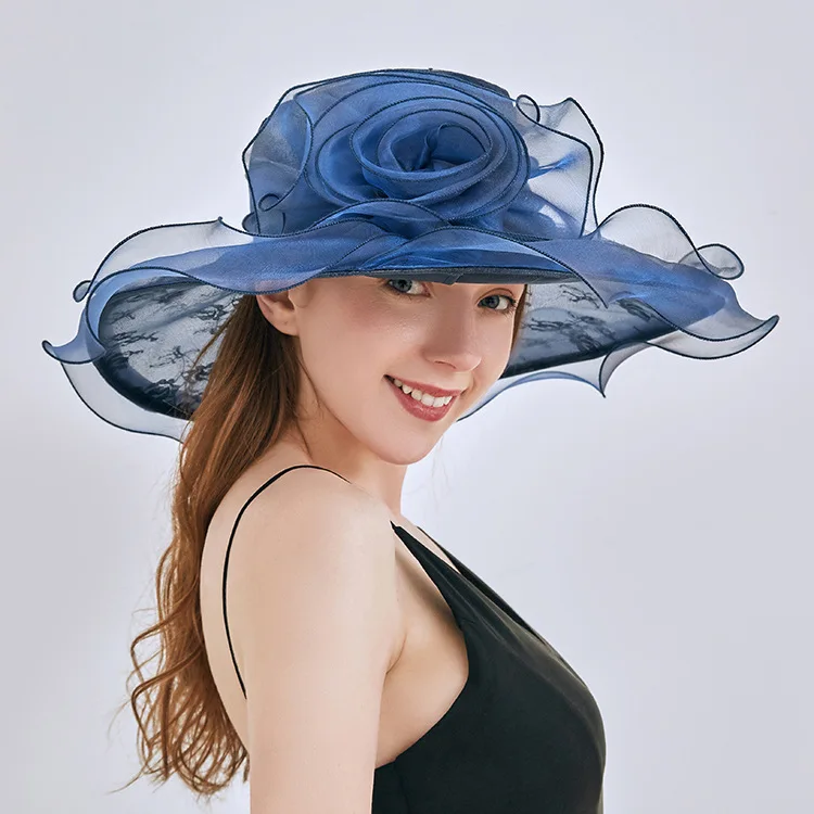 

Korean New Lace Anti Uv Sun Hat Women's Summer Temperament Wave Edge Travel Versatile Sun Hat
