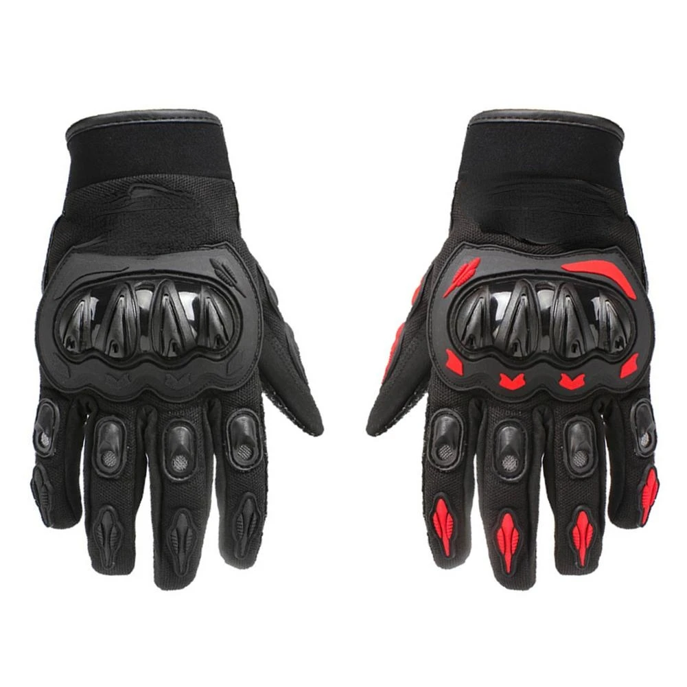 

Мотоциклетные защитные перчатки для мотокросса, Нескользящие перчатки с закрытыми пальцами, из сетчатой ткани и лайкры, ветрозащитные зимн...