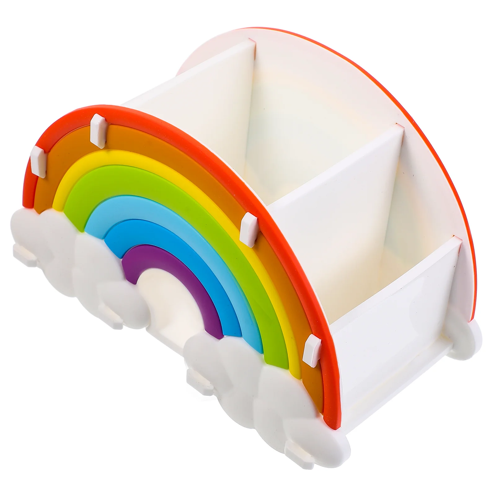 

Organizer Dispenser Classroom Rainbow Decor Makeup Brush Desktop Silica Gel Storage