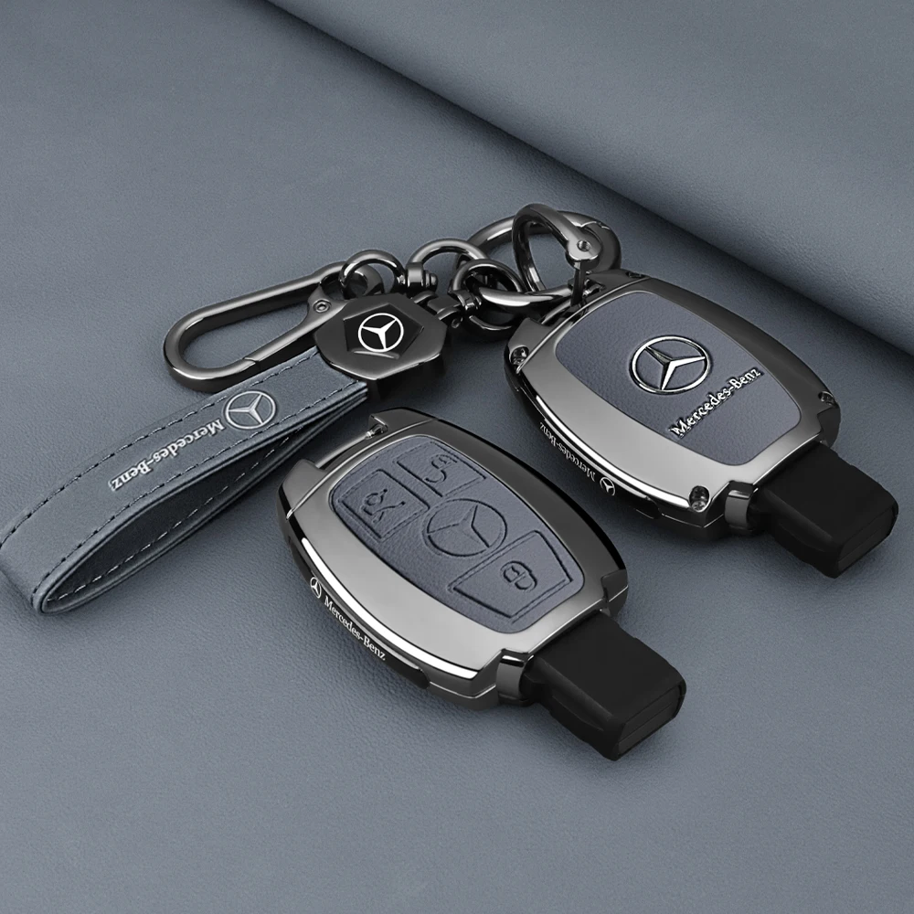 

Чехол с 2/3 кнопками дистанционного управления для смарт-ключателя автомобиля для Mercedes Benz A B C E S Class C200 C300 E350 E260L W205 CLA CLS GLA GLC GLE GLS