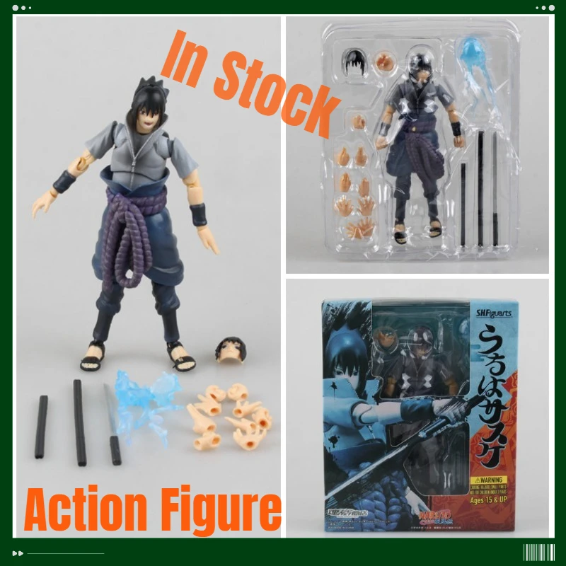 Фото Фигурка Саске Учиха и Итачи (Naruto Shippuden) S.H.Figuarts V2, подвижная, из ПВХ, коллекционная, аниме-модель для демонстрации №1