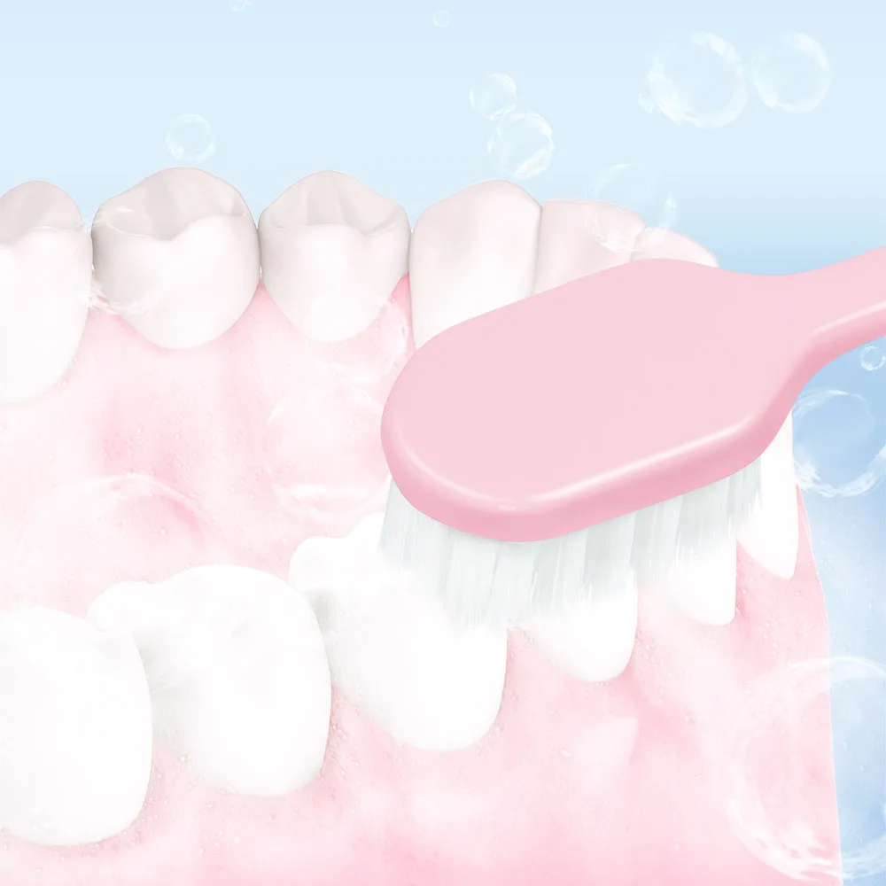 Fawnmum 2 шт./компл. зубная щетка с мягкой щетиной для взрослых антибактериальная