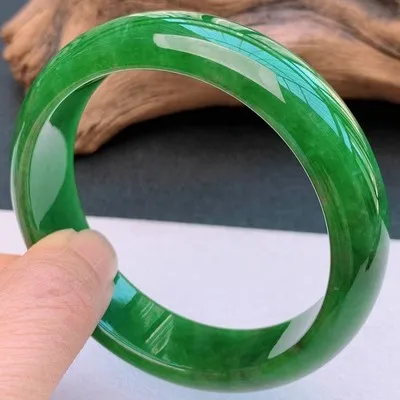 

Natural Myanmar Jade Jade 54mm-62mm bracelet Princess jewelry bracelet send mom send girlfriend gift