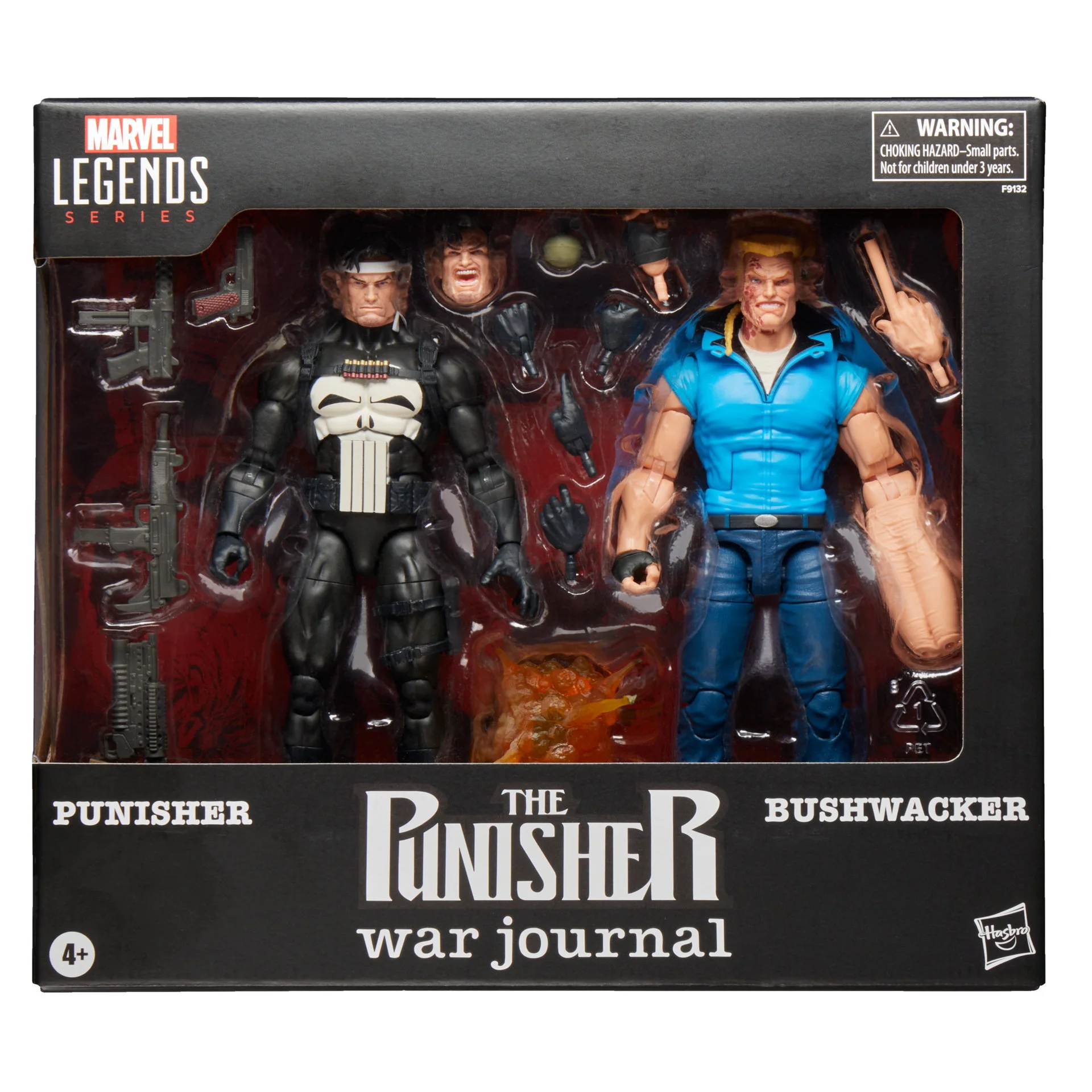 Экшн-фигурки Marvel Legends The Punisher War Journal Bushwacker 2 шт