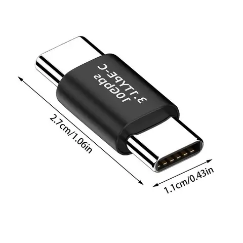 Переходник OTG Type C «папа»-«папа» USB Type C «папа»