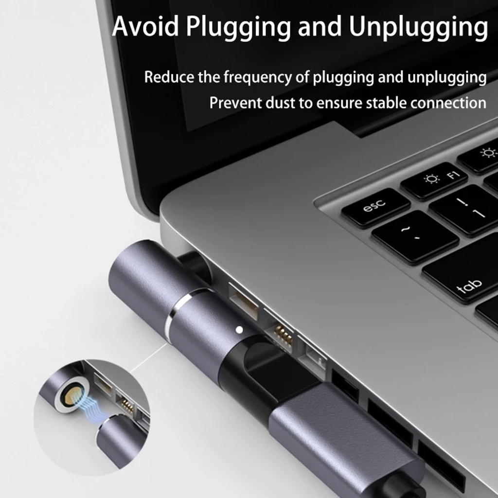 Адаптер с магнитным штекером USB C на Dc 100 Вт | Строительство и ремонт