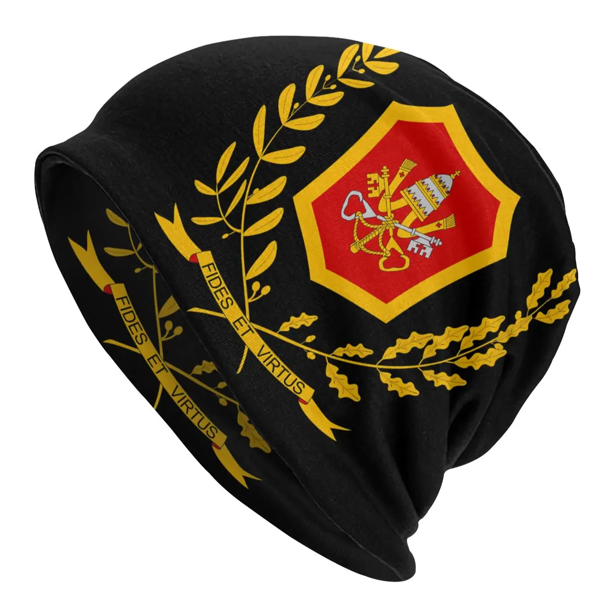 

Adult Men's Knit Hat Vatican City Gendarmerie Corps Corpo Della Genda Bonnet Hats Graphic Funny Unisex Skullies Beanies Caps