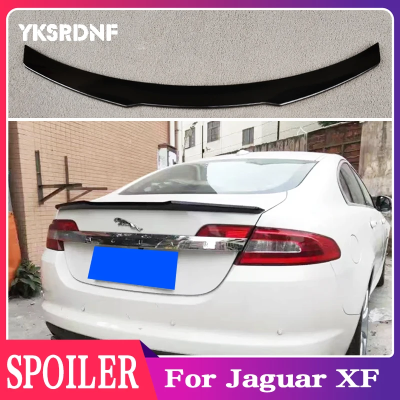 Для Jaguar XF 2008 2009 2010 2011 2012 2013 2014 2015 АБС-материал, задний спойлер багажника, крыло, комплект кузова, аксессуары