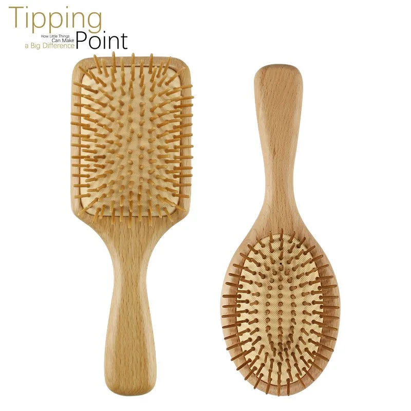 

New Beech Air Bag Comb Dry Hair Comb Hair Care Air Cushion Massage Comb Curly Hair Straight Beech Comb Care Smooth Hair Comb