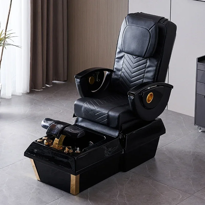 Салон для ногтей электрическое откидное массажное кресло маникюра спа ног