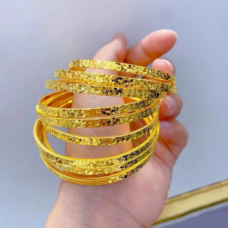 Женский браслет из золота 999 пробы с разноцветными камнями