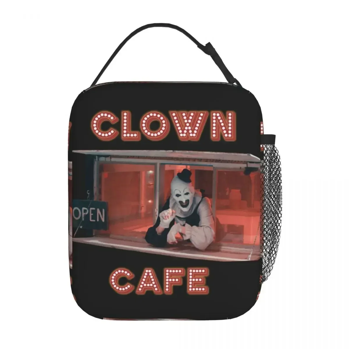 Terrifier 2 Art C-Clowns Cafe Сумка для обеда детей Фильм ужасов Ланч-бокс пикника