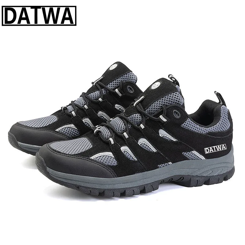 

2024 Datwa Men's Sports Shoes Outdoor Hiking Fishing Shoes Breathable Hiking Shoes Plus Non-slip Wear-resistant Fishing Shoes