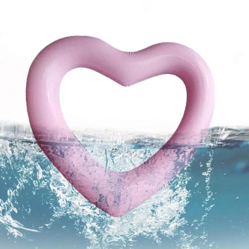 

Inflatable Pool Floats Heart Shaped Pool Float Loungers Tube Inflatable Pool Tubes Summer Swimming Ring Water Fun Beach Party
