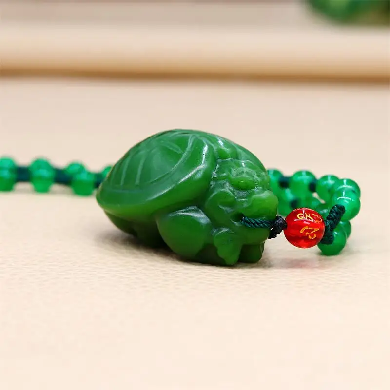 

Кулон в виде черепахи дракона из нефрита ожерелье с драгоценными камнями роскошные украшения из камня мужские резные натуральные аксессуа...