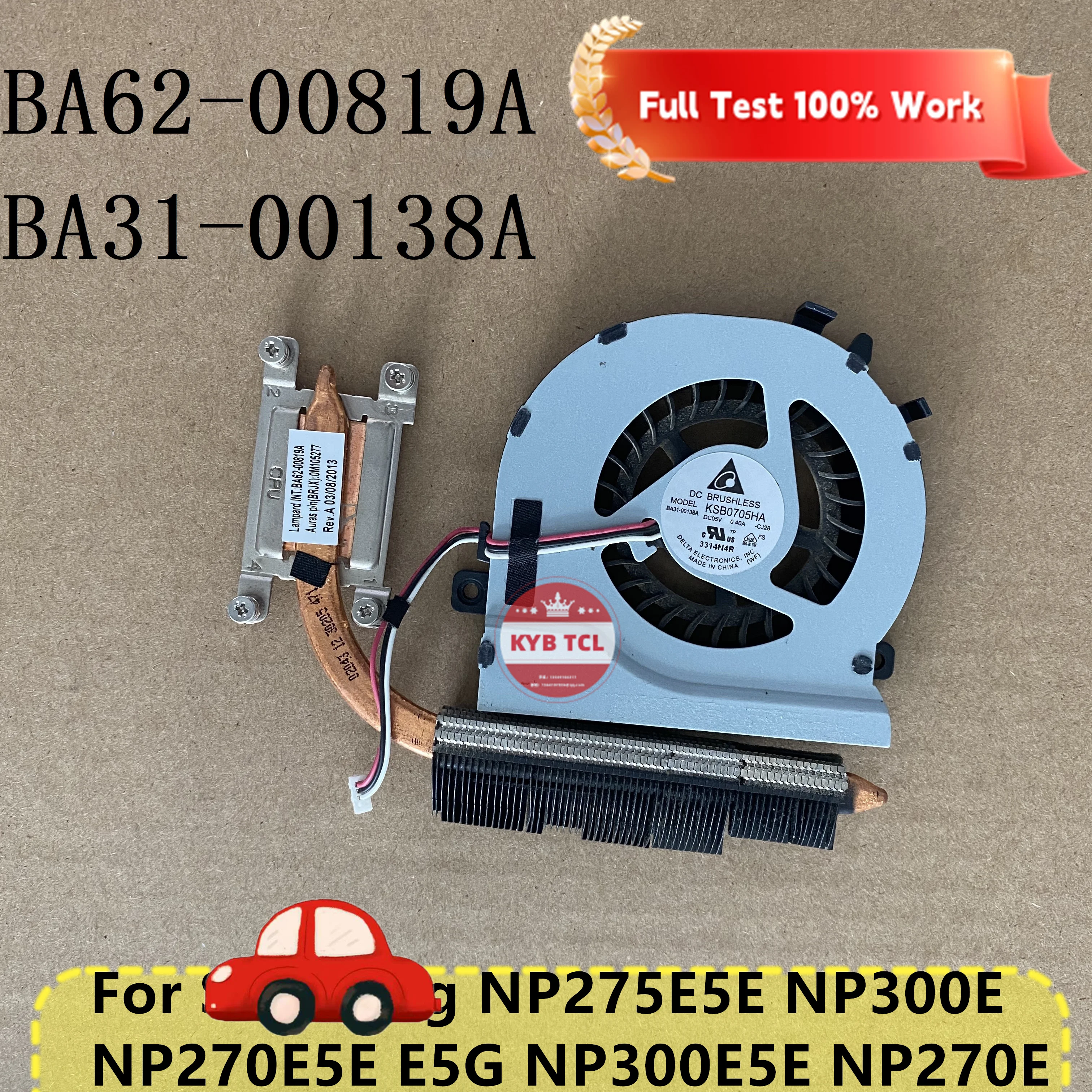 Оригинальный вентилятор охлаждения процессора ноутбука, радиатор Samsung NP275E5E NP300E NP270E5E NP270E5G NP300E5E NP270E BA62-00819A BA31-00138A, оригинальный ноутбук