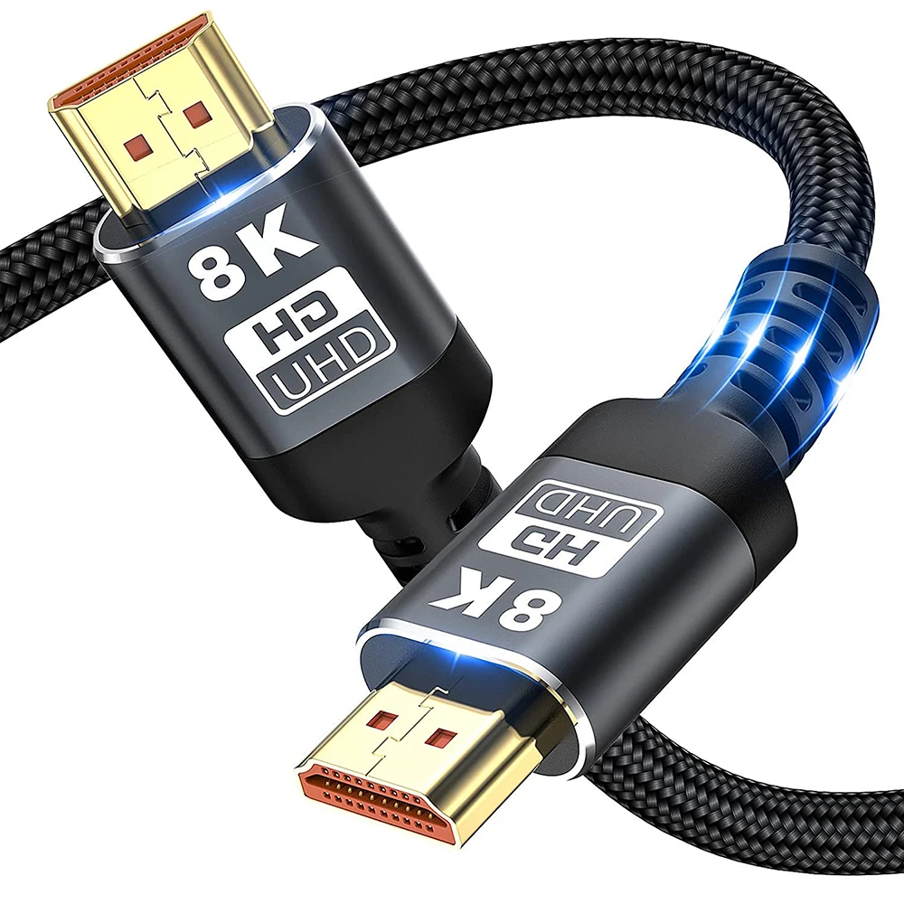 Совместимый кабель 8K HDMI для Xiaomi Mi Box 8K/60Hz 4K/120HZ 48Gbps цифровой PS5 PS4 ноутбуков ТВ