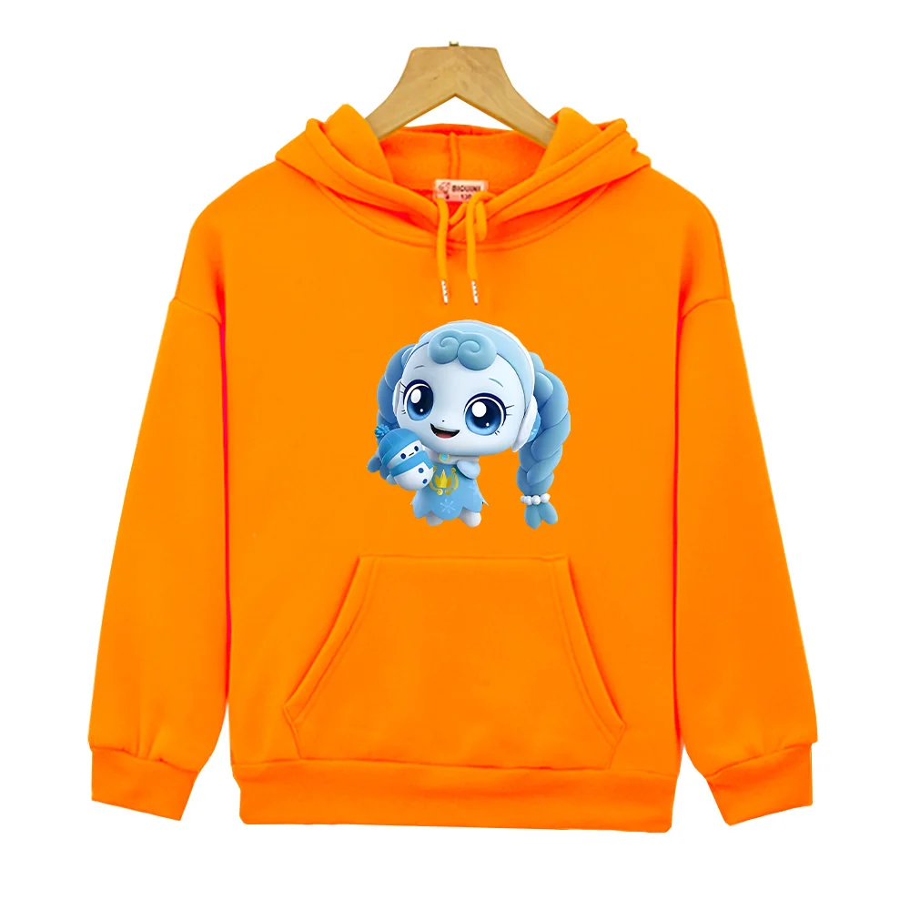 

Tini Ping Costume Kids Cartoon Clothes Baby Girls Long Sleeve Sweatshirts Youth Boys Hooded Outerwear Fashion Outwear Tracksuit