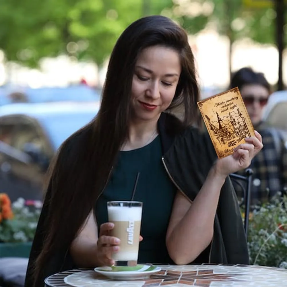 Прозрачные штампы с городской пейзажем города уличного пейзажа для DIY