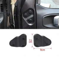 for jeep wrangler jl jt 2018 2019 2020 2021 2022 willys front door screw protection cover trim screw decor sticker accessory 2pc