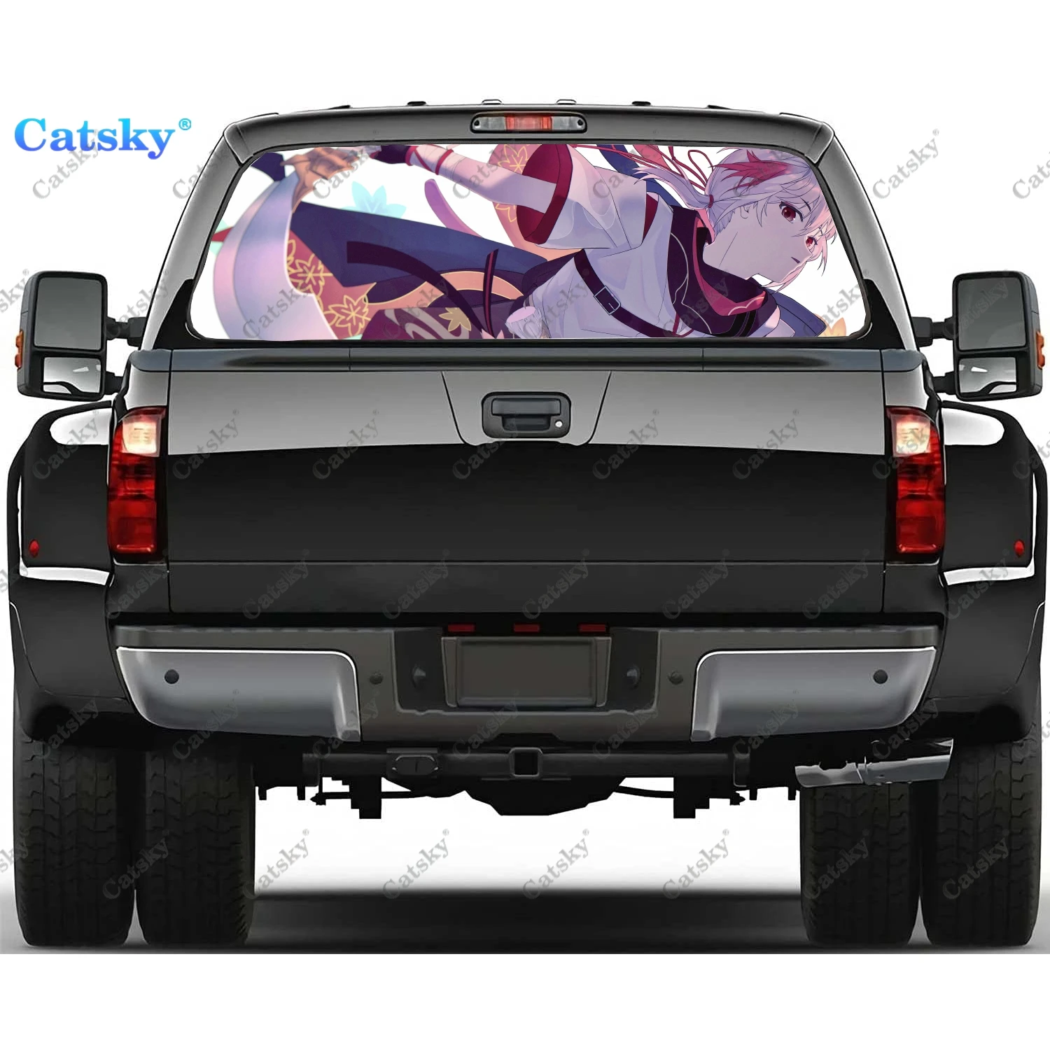 

Kaedehara Kazuha - Genshin Impact Window Decal Sticker Graphic PVC Decorative Truck Sticker Perforated Vinyl Universal Sticker