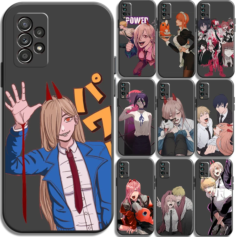 

Chainsaw Man Phone Cases For Xiaomi POCO X3 GT X3 Pro M3 POCO M3 Pro X3 NFC X3 Mi 11 Mi 11 Lite Coque Carcasa Funda