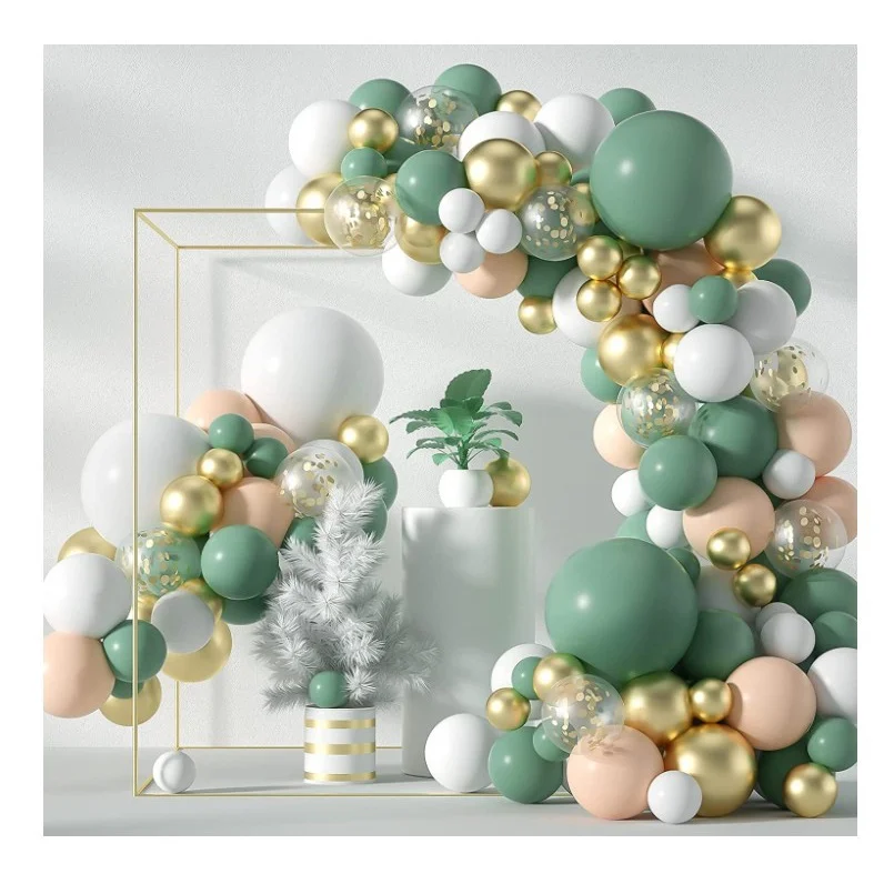 

Avocado Green Latex Balloon Set Garland Background Baby Shower Wedding Birthday Party Festival Events Decoration Kits
