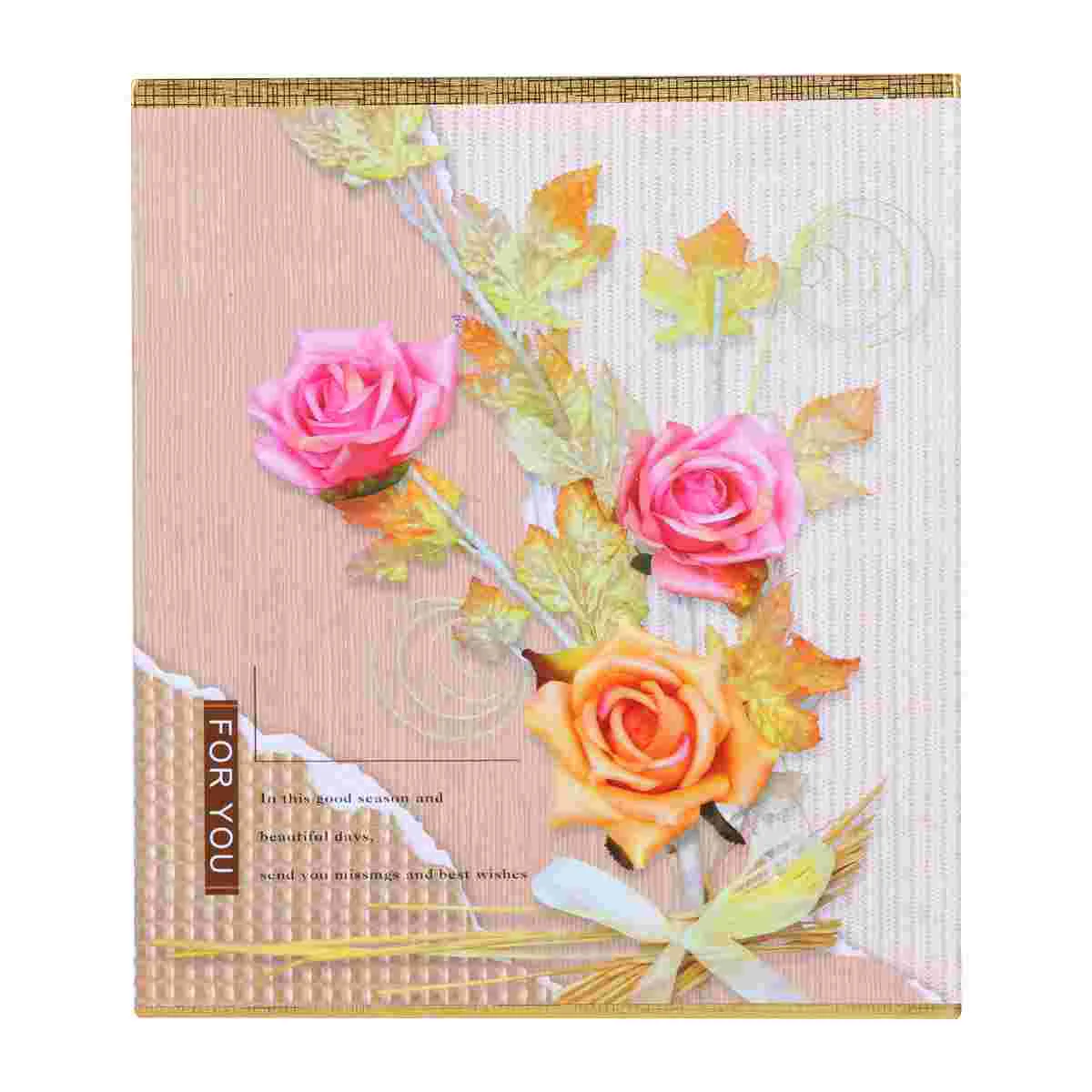 

1pc 7 Inch Photo Album Family Album Gift Memory Book Holds 100 Photos